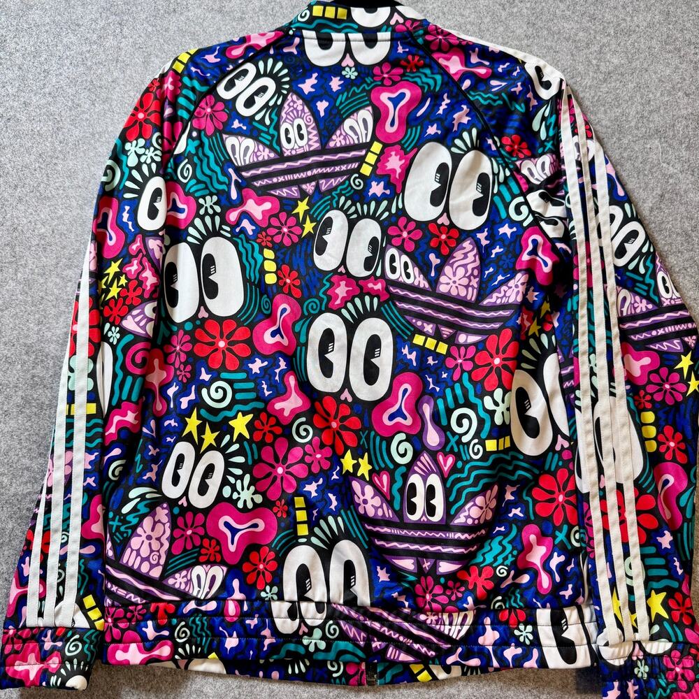 Adidas Originals Hattie Stewart SST Track Jacket Womens M DV2659 Eyes - Picture 3 of 13